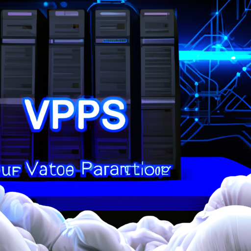 תמונה של שרת VPS עם רקע מחשוב ענן, המעידה על העוצמה והסקלביליות של הפתרון.
